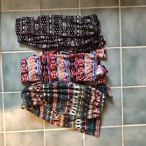 Printed legging bundle